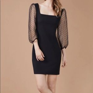 NWT BCBG Gweneth Puff Sleeve Dress